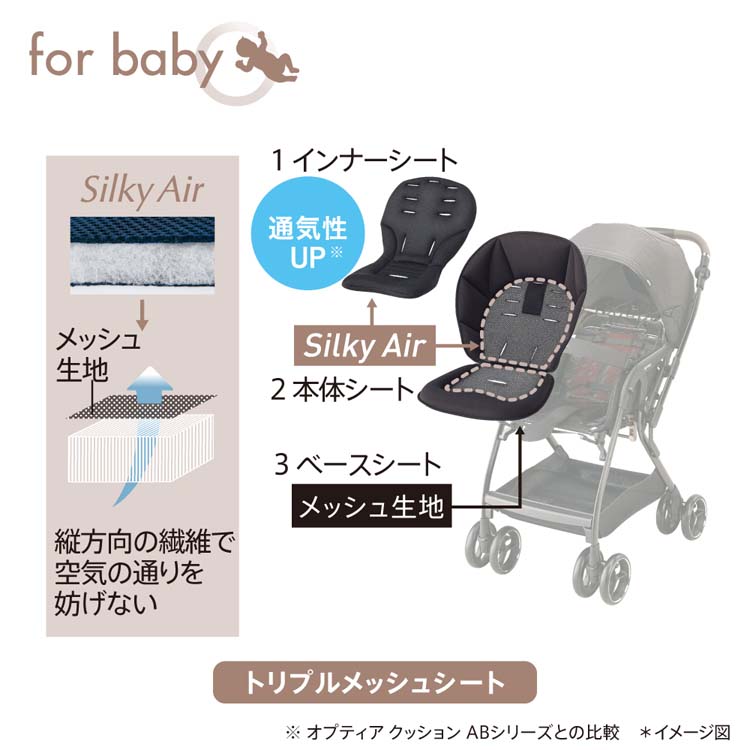 オプティア クッション グレイス オニキスブラックBK ( 1台