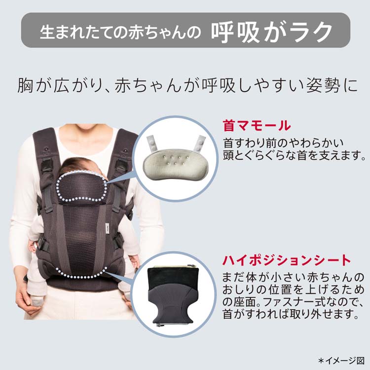 アップリカ ラクリス ネイビー ( 1台 )/ アップリカ(Aprica) 抱っこ紐