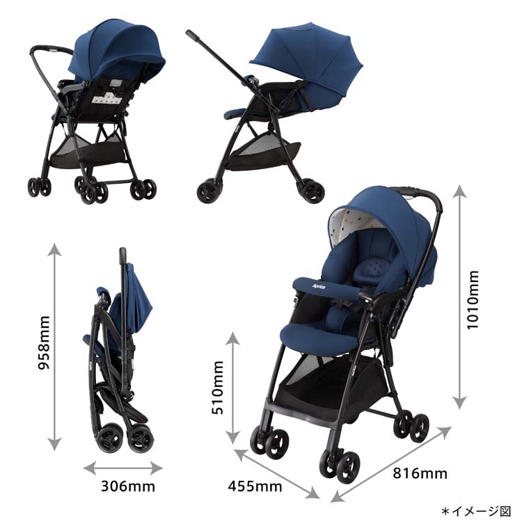 Aprica アップリカ カルーンエアー メッシュ AC (ベージュ) A型