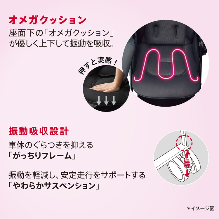 アップリカ ラクーナクッション AG グレー ( 1台 )/ アップリカ(Aprica