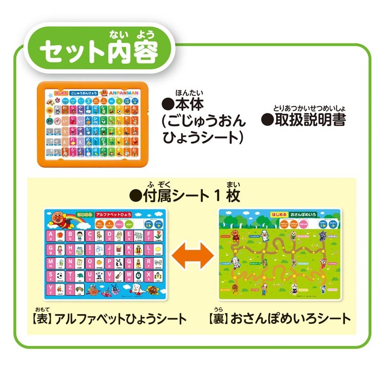 市場 知育玩具 対象年齢：６ケ月〜楽しくあいうえおのお勉強 はじめてのキッズタブレット アンパンマン