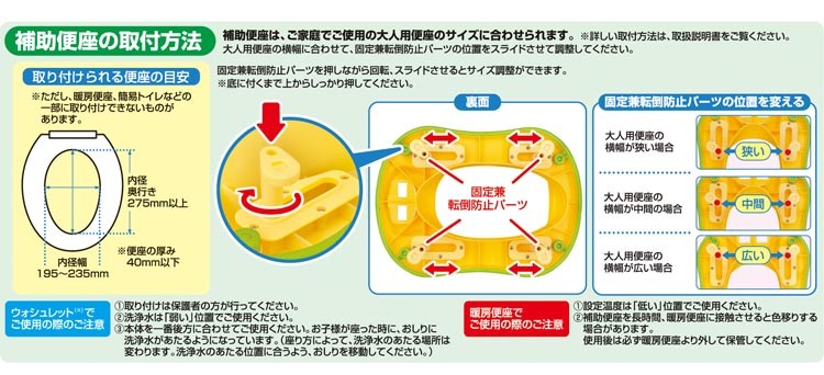 アンパンマン 3WAY補助便座 おしゃべり・メロディ付き ( 1個