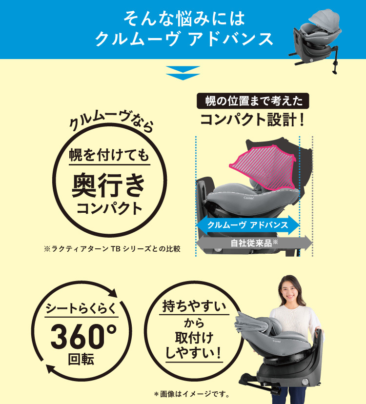 コンビ クルムーヴアドバンス ISOFIX EG JP-590