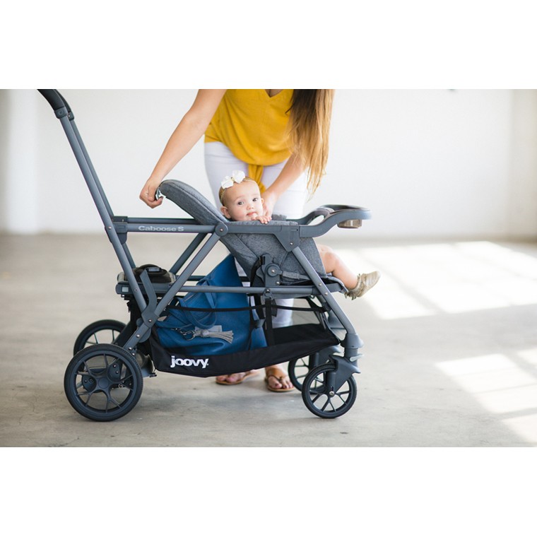 JOOVY カブース エス ブラック ( 1台 )/ 二人乗りベビーカー バギー 