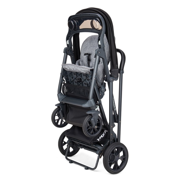 JOOVY カブース エス ブラック ( 1台 )/ 二人乗りベビーカー バギー