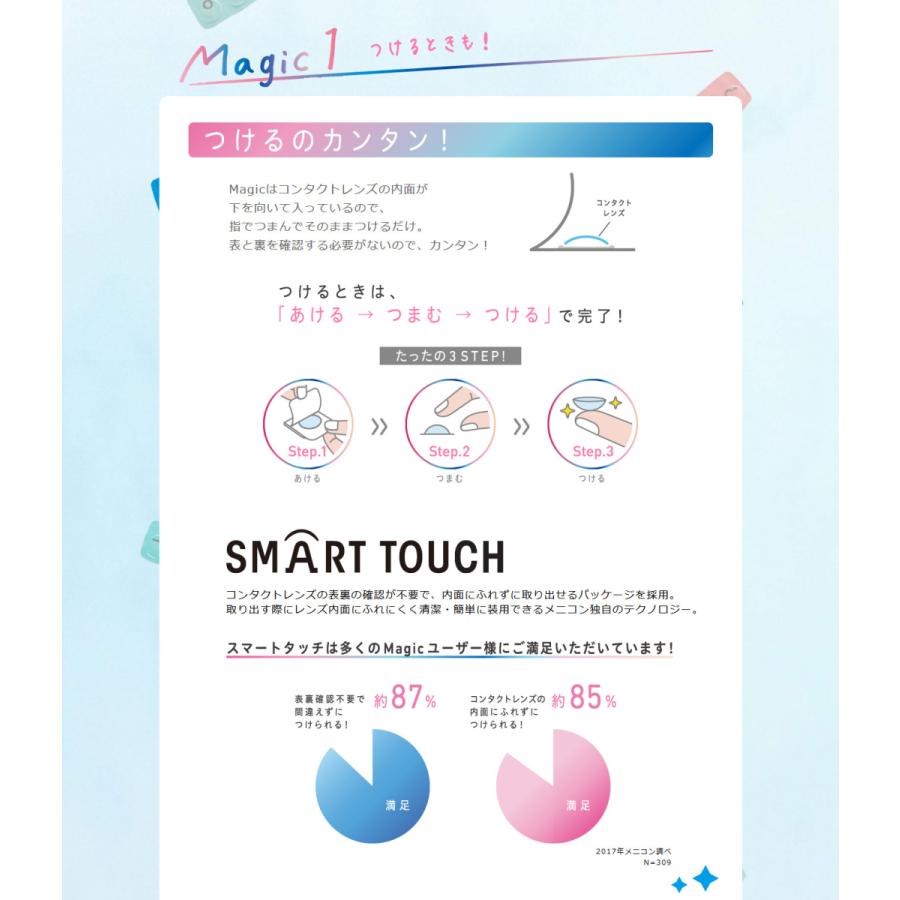 ワンデーマジック メニコン 30枚入 1箱 コンタクトレンズ 1day 1日使い捨て 激安 | アクエア | 03