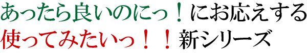新シリーズ
