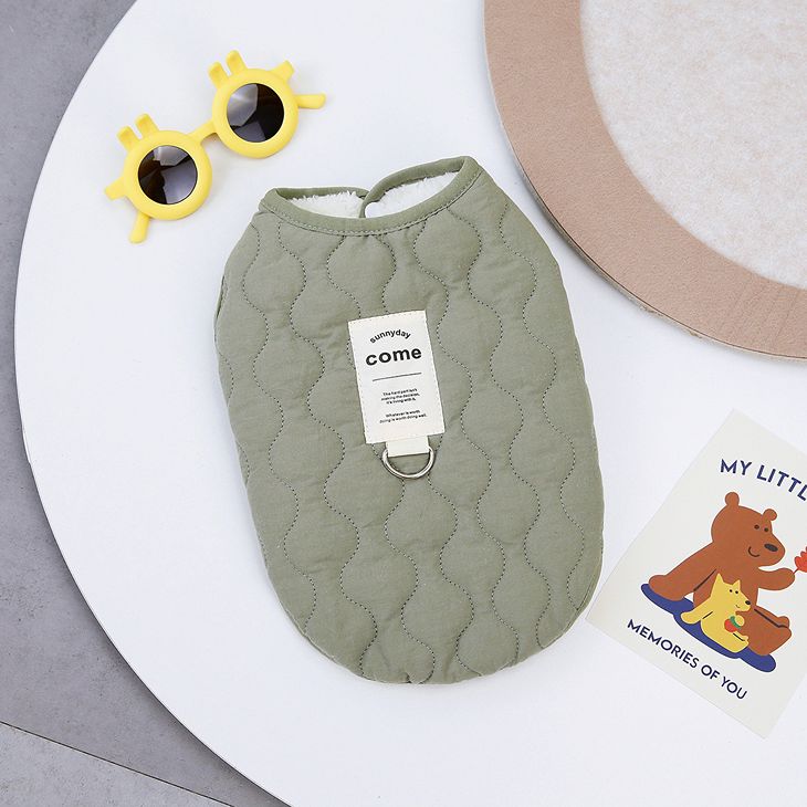 冬 犬服 キルティングベスト 犬 冬服 前開き 暖かい ペットウェア 猫服 小型 犬服 おしゃれ お出かけにぴったり【a479】【送料無料】 |  | 01