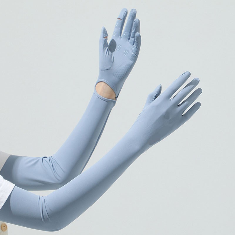 お得】アームカバー UVカット レディース UPF50+ ロング手袋 指先まで