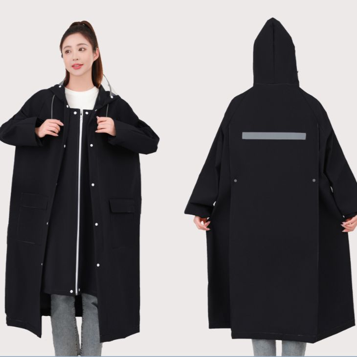 【最終値下げ】レインコート 雨合羽 カッパ 通学 通勤 散歩 レインポンチョ 反射テープ ロング丈 リュック対応 クリア視野 ポケット付 野外フェス 防災【z110】 |  | 02