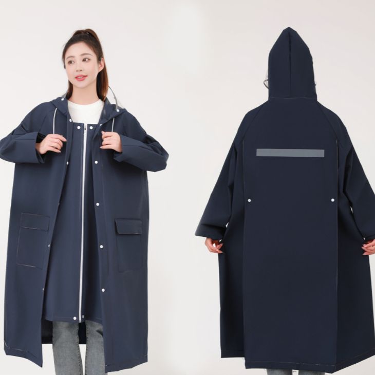 【最終値下げ】レインコート 雨合羽 カッパ 通学 通勤 散歩 レインポンチョ 反射テープ ロング丈 リュック対応 クリア視野 ポケット付 野外フェス 防災【z110】 |  | 03
