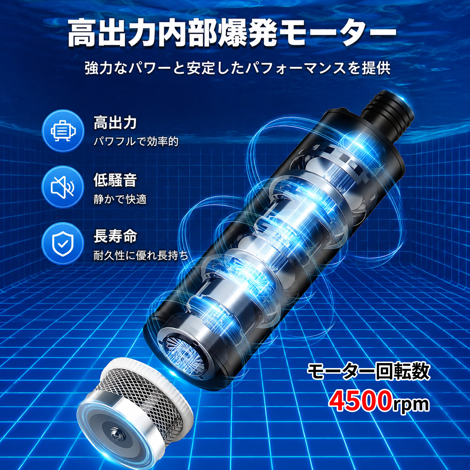 充電式 排水ポンプ 高排水力 強力モーター搭載 静音設計 マキタ18V