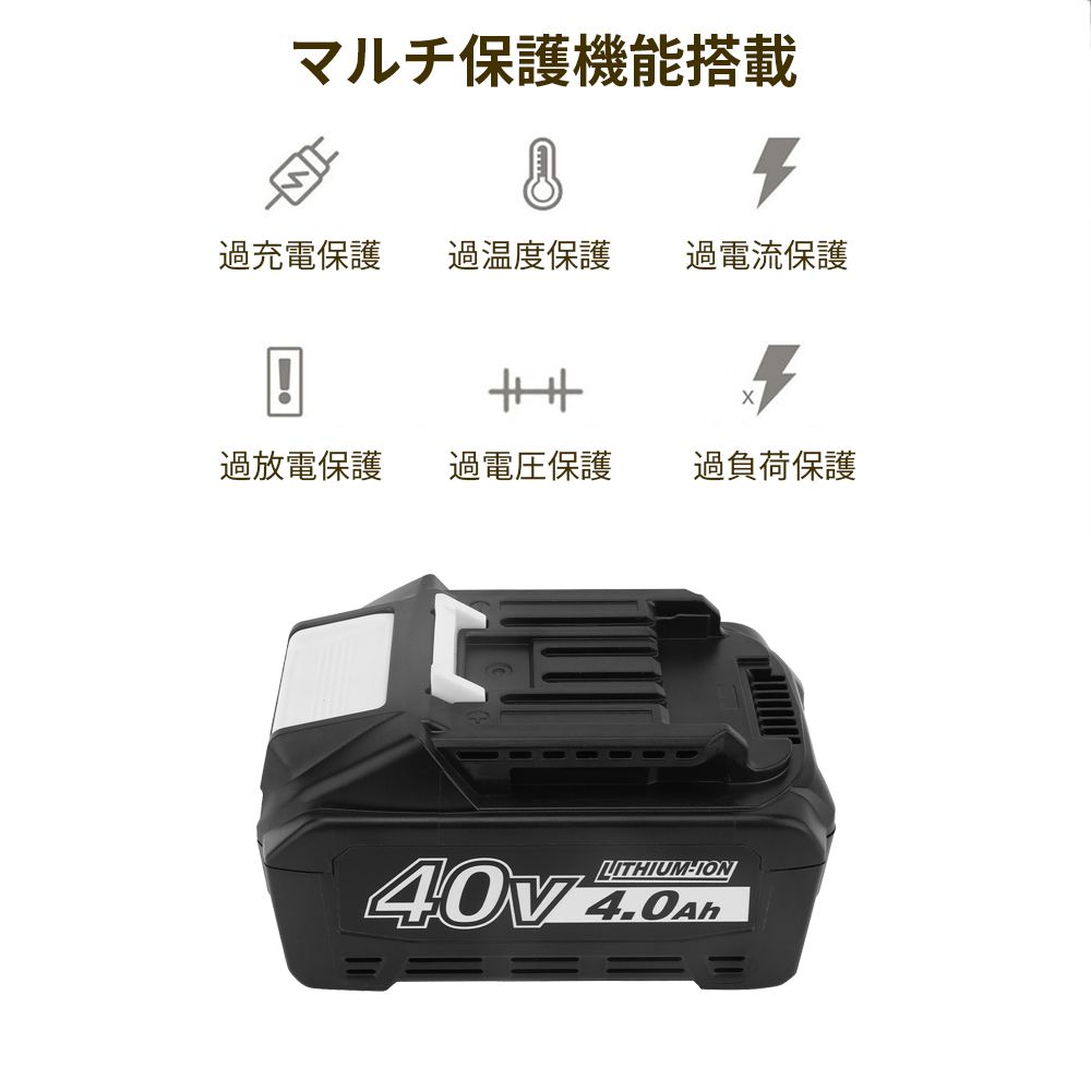 マキタ(makita) 40Vmaxバッテリシリーズ BL4040 4000mAh マキタ(makita) 40Vmaxバッテリシリーズ BL4040 4000mAh