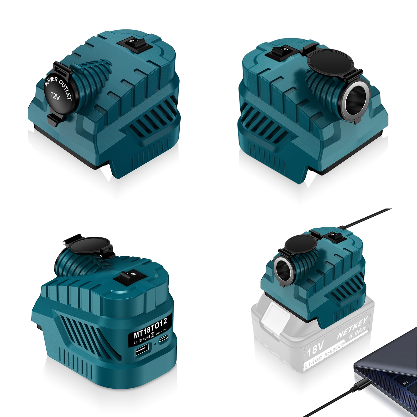マキタ（makita） 18V バッテリー用車載充電器 シガーソケット