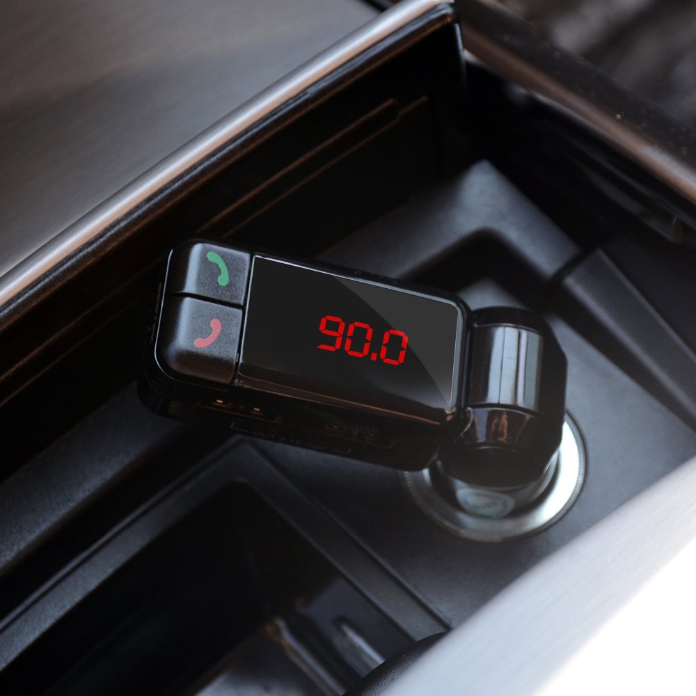 Bluetooth FMトランスミッター FM transmitter ワイヤレス : ネット