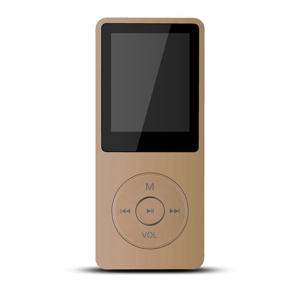 GOLD MP3 PLAYER（新品未使用） No.7【ゴールド】新品 MP3 プレイヤー 音楽 SDカード式 充電