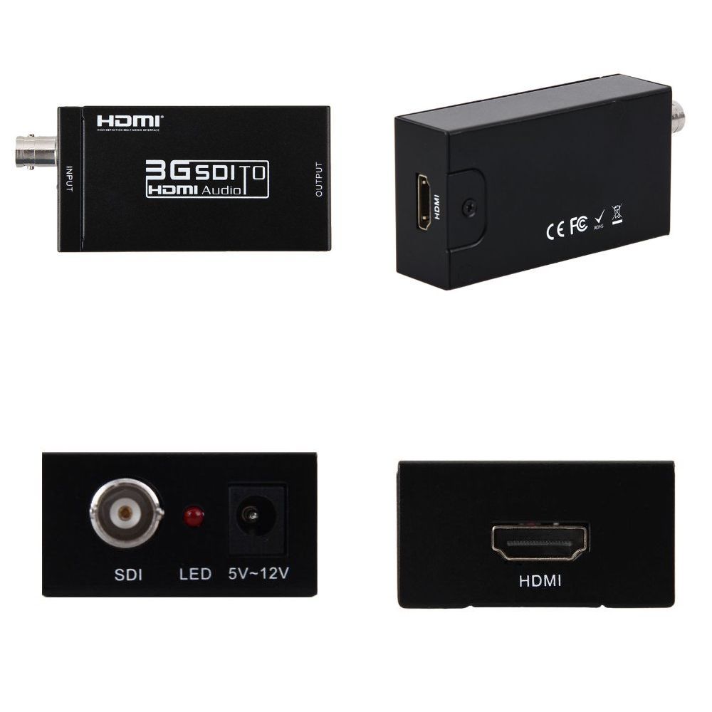 SDI to HDMI変換器 mini 3G-SDI/HD-SDI/SD-SDI ESD保護 日本語取扱説明