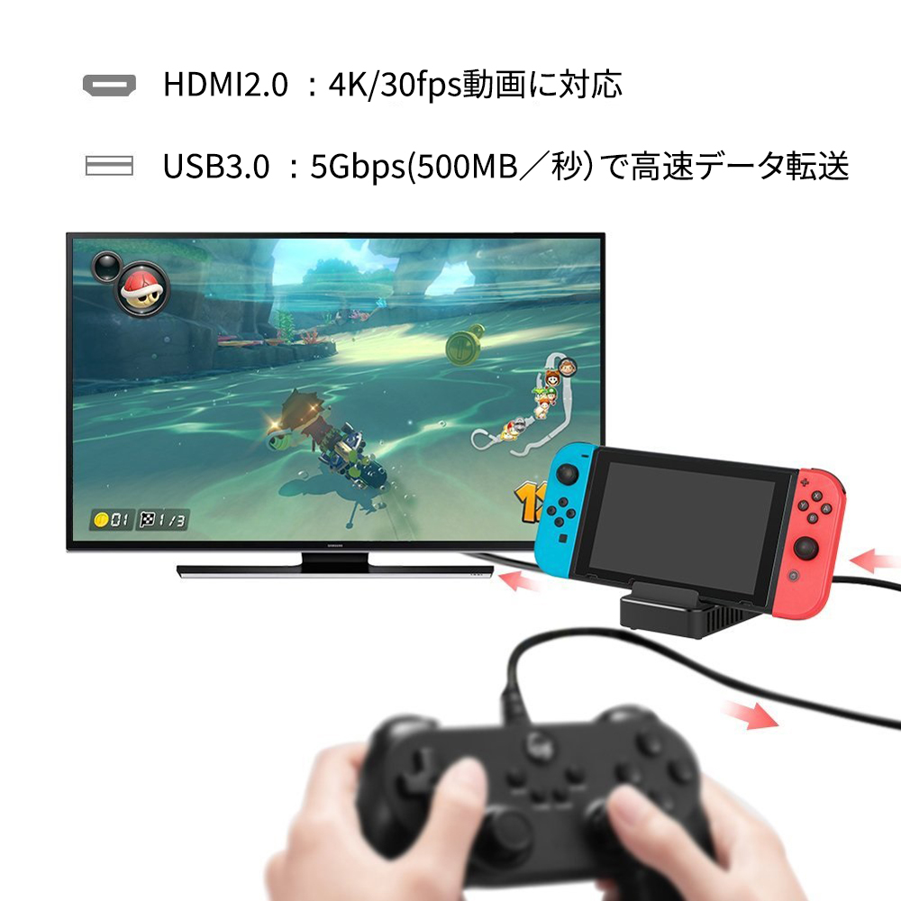 任天堂（Nintendo） Nintendo Switchドック 完全代替品 ニンテンドー