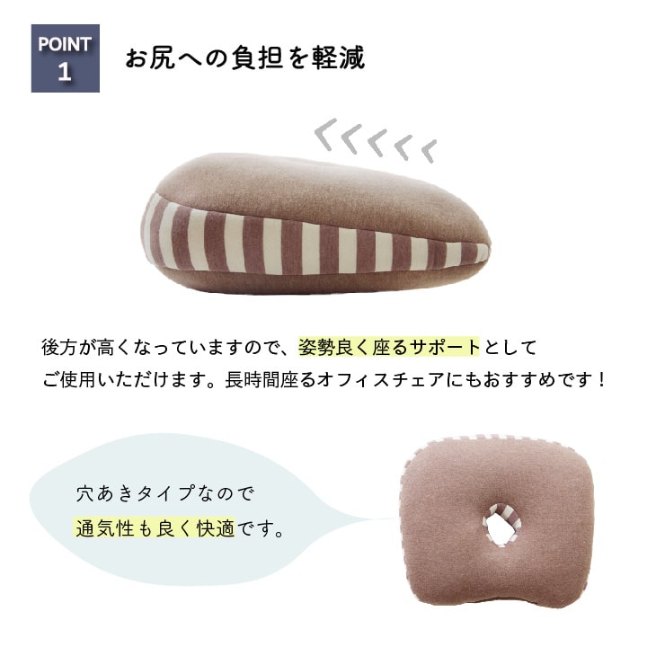 クッション 低反発 快適フィット マイクロファ...の詳細画像1