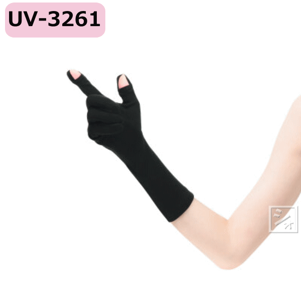 ＊OTAFUKUアームカバー＊UVカットグローブ 2351 ＊ブラック　20ペア OTAFUKUアームカバー＊UVカットグローブ 2351 ＊ブラック 1ペア