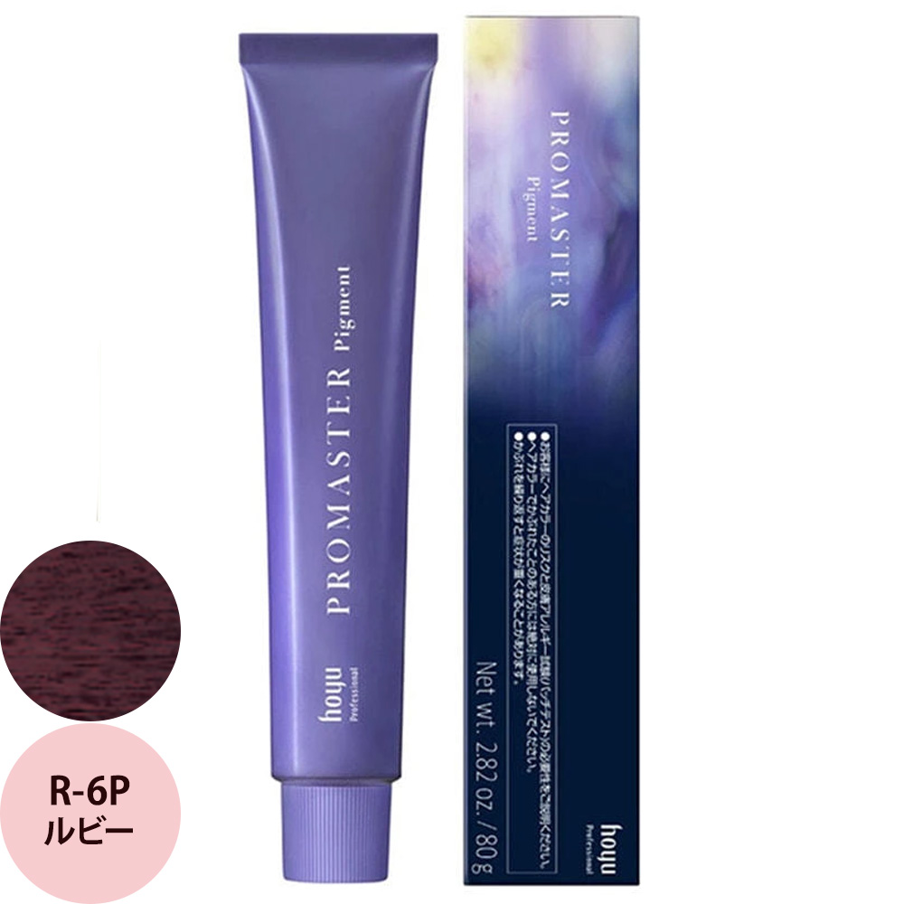 ホーユー プロフェッショナル プロマスター ピグメント ベーシックカラー R ルビー 80g | hoyu | 01