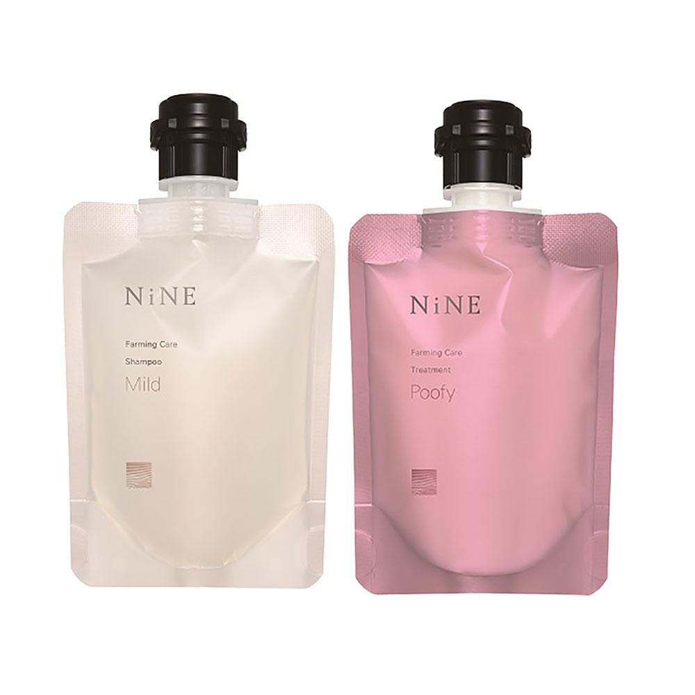 ホーユー ナイン ファーミングケア シャンプー + 選べるトリートメント ミニパウチ セット 90mL+90g タングル ドライ プーフィ 頭皮 髪 サロン専売品 hoyu | NiNE（ホーユー） | 03