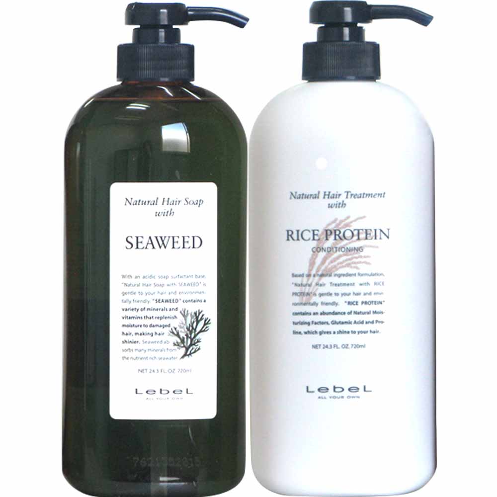 LebeL（ルベル） ナチュラルヘア ソープ ＆ トリートメント 2本セット