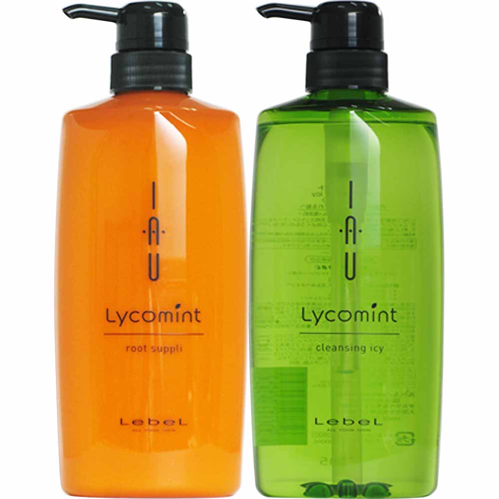 ルベル イオ リコミント クレンジング＆ルートサプリ ポンプボトル 選べる セット / 600mL+600mL | IAU（ルベル） | 02