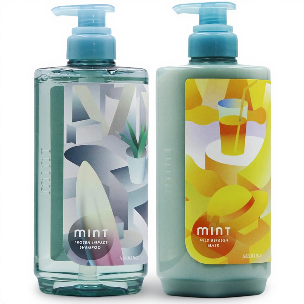 アリミノ ミント シャンプー ヘアマスク セット 550mL+550g 2026 クールシャンプー 冷感 ひんやり 爽快 頭皮 臭い べたつき 夏 ARIMINO mint | ミント（アリミノ） | 01