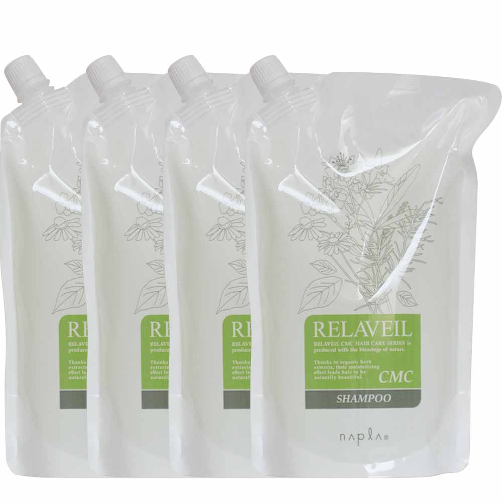 ナプラ リラベール CMC シャンプー＆ヘアマスク 業務用 選べる セット / 1000mL/gリフィル×4個 | napla | 01