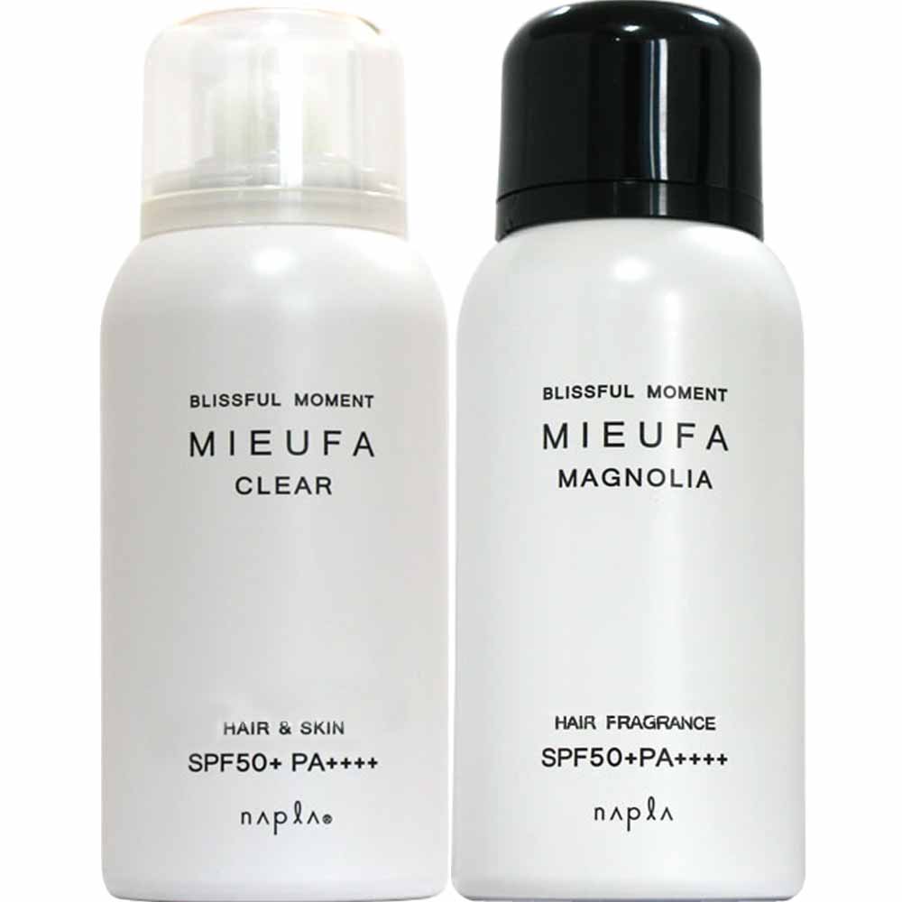 ナプラ ミーファ フレグランス UVスプレー 選べる 2本 セット 80g×2本 SPF50+ PA++++ 日焼け 止め スプレー 紫外線 ヘアフレグランス 送料無料 | napla | 02