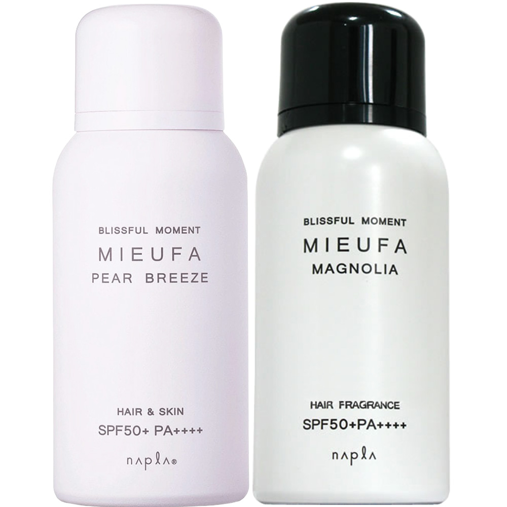 ナプラ ミーファ フレグランス UVスプレー 選べる 2本 セット 80g×2本 SPF50+ PA++++ 日焼け 止め スプレー 紫外線 ヘアフレグランス 送料無料 | napla | 05
