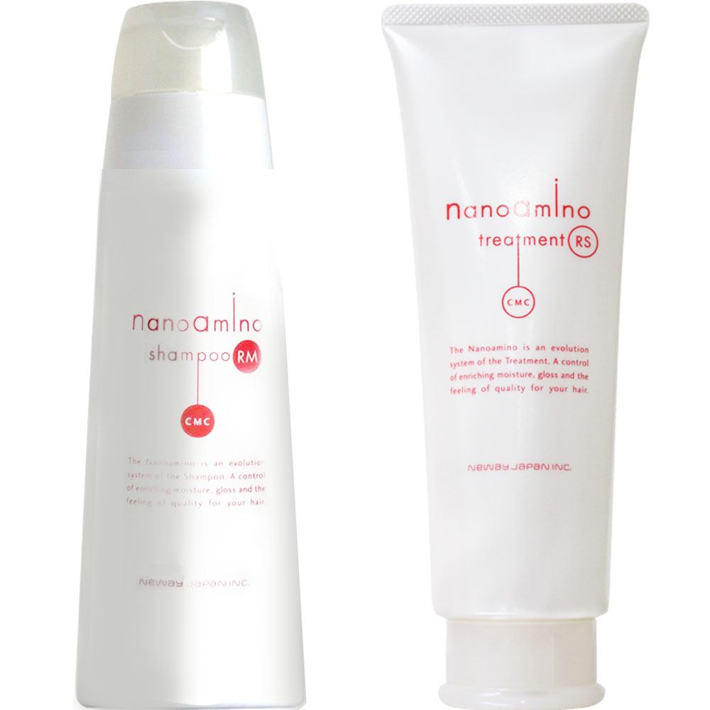 【送料無料】 ニューウェイ ナノアミノ セット シャンプー トリートメント RS RM / 250mL+250g | nanoamino | 02