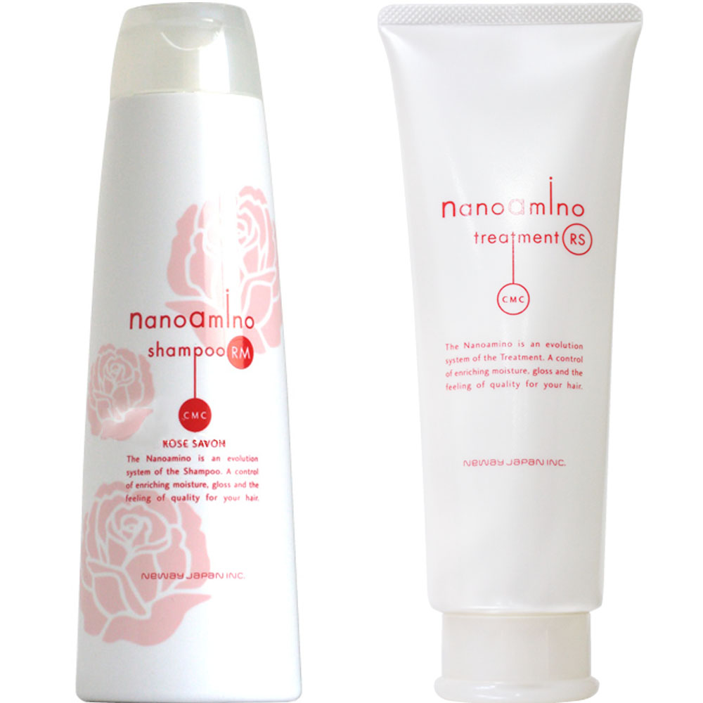 【送料無料】 ニューウェイ ナノアミノ セット シャンプー トリートメント RS RM / 250mL+250g | nanoamino | 03