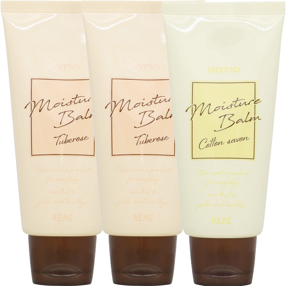 リアル ノティオ モイスチャー バーム 選べる 3本セット / 90g×3(4582512990308/4582512990322) | NOTIO | 02