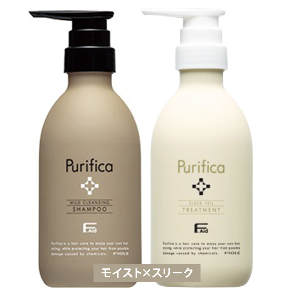 フィヨーレ Fエイド プリフィカ シャンプー & トリートメント セット 400mL+400g アミノ酸系 髪 頭皮 ヘアカラー毛 パーマ ダメージケア サロン専売品 FIOLE | FIOLE | 02