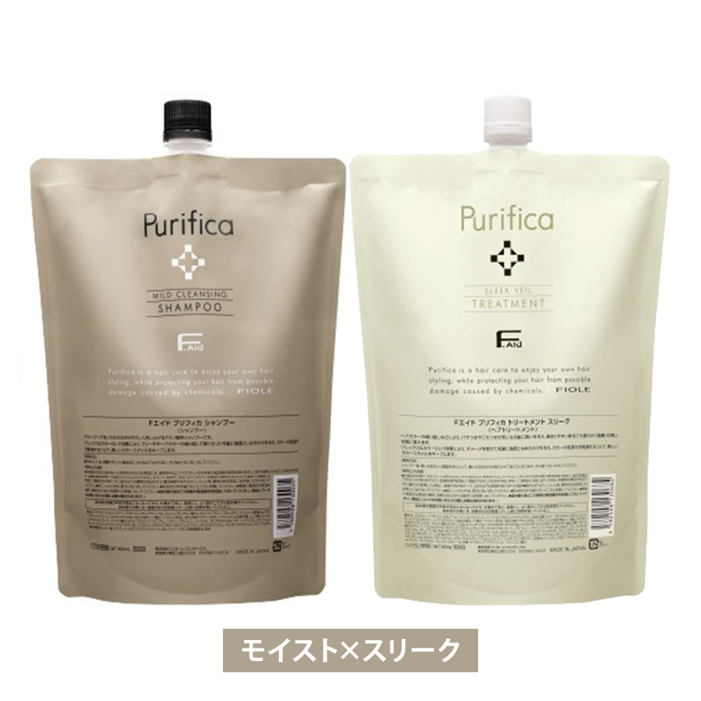フィヨーレ Fエイド プリフィカ シャンプー & トリートメント セット 800mL+800g 詰め替え用 アミノ酸系 髪 頭皮 パーマ ダメージケア サロン専売品 FIOLE | FIOLE | 02