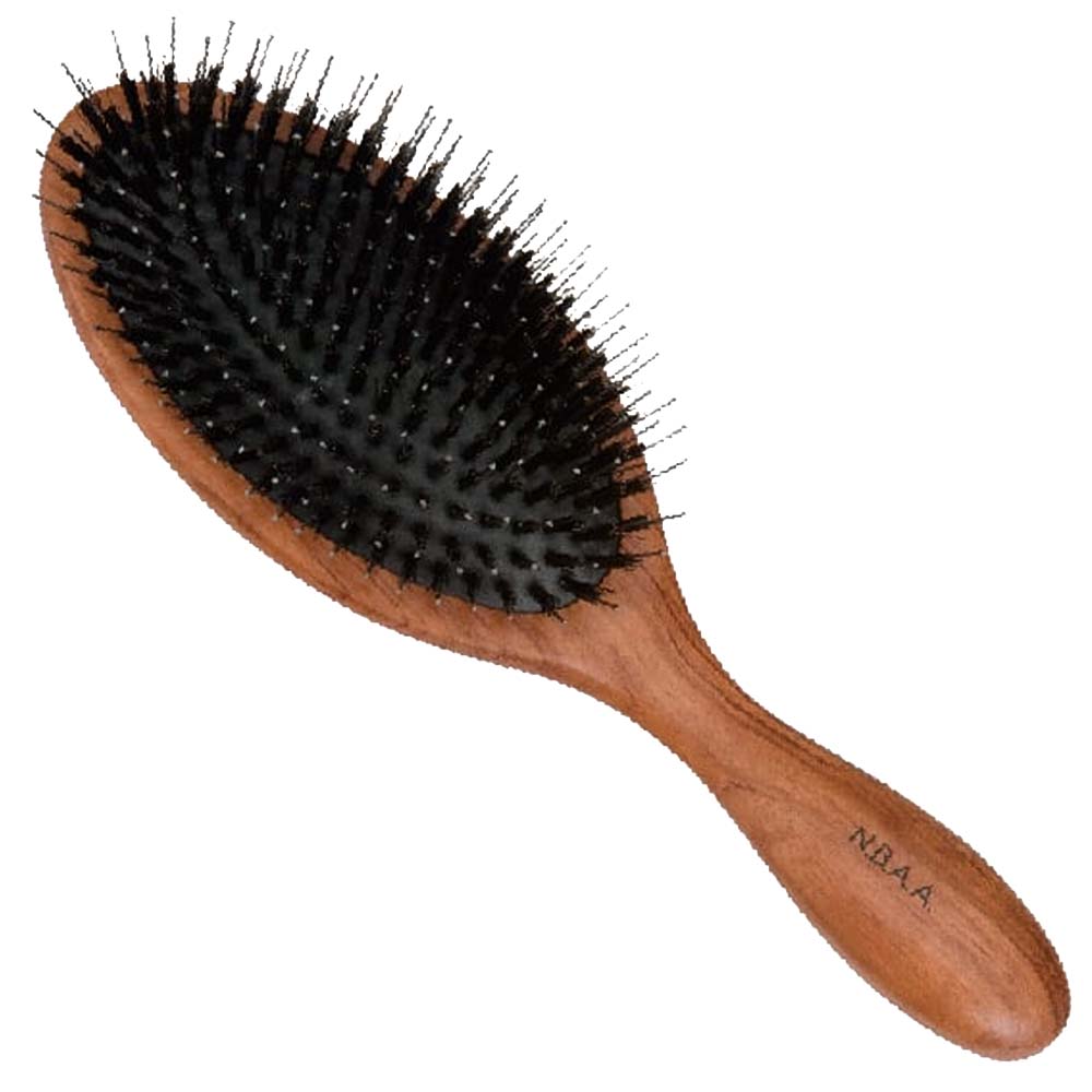 N.B.A.A. エヌビーエーエー ブロー クッションブラシ （大） ナチュラルウッド NB-BC9 ブラック NB-BC5 ヘアブラシ 美容室 美容師 おすすめ 人気 NBAA | N.B.A.A. | 01