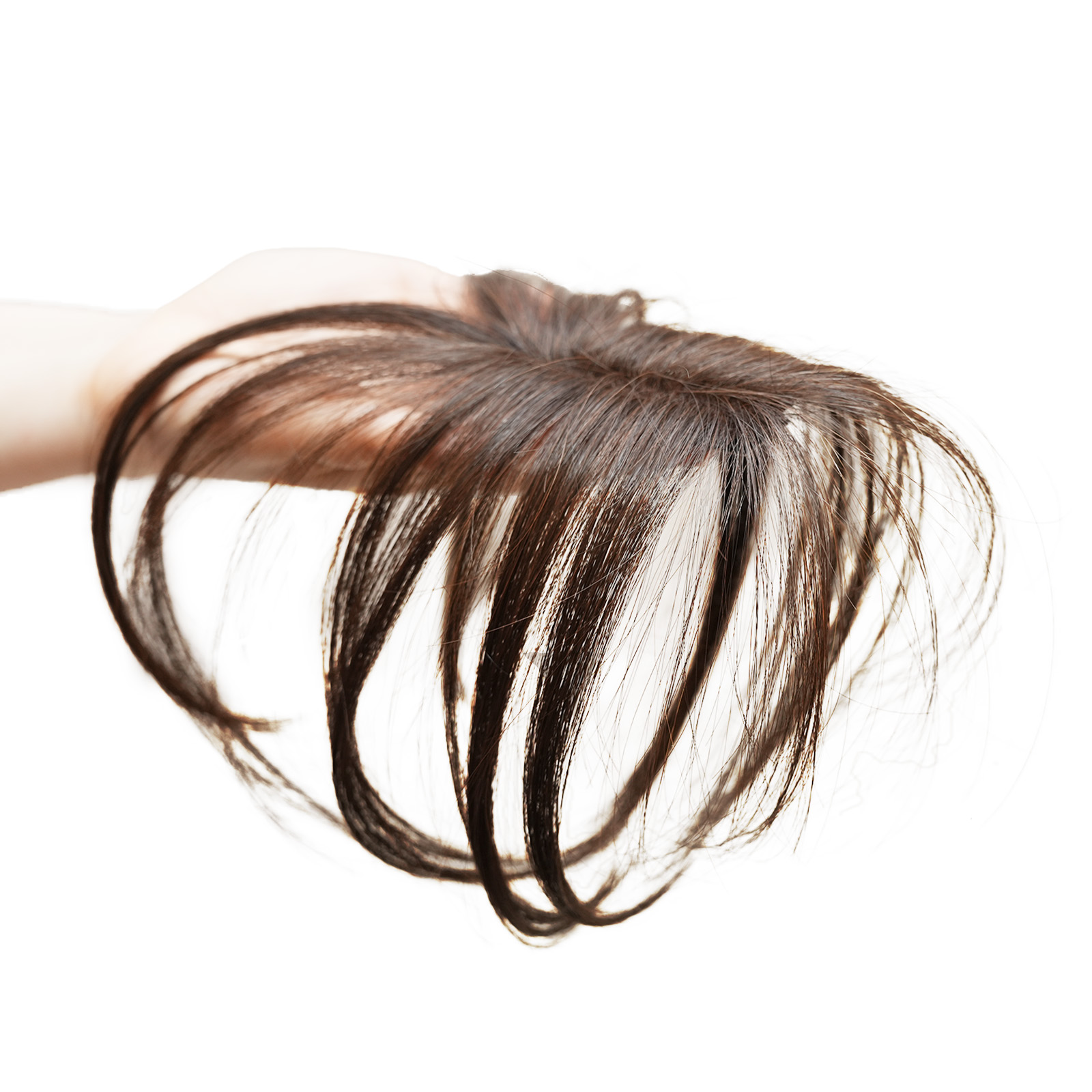 ピタッチ 白髪隠し 部分ウィッグ 前髪ウィッグ ヘアピース