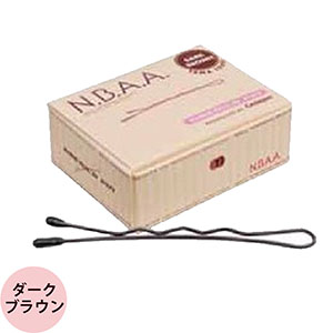 [ アメリカピン 業務用 ] N.B.A.A. エヌビーエーエー アメリカピン玉付 （全2色） 170g ダークブラウン ニアブラック ヘアピン アメピン 黒 美容師 プロ用 前髪 |  | 01