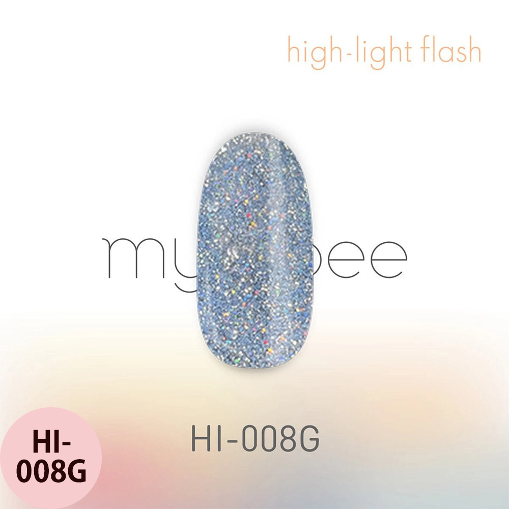 マイビー ハイライトフラッシュ  全12色 8mL ジェルネイル サロン ネイリスト LED UV プロ用 my&bee |  | 08