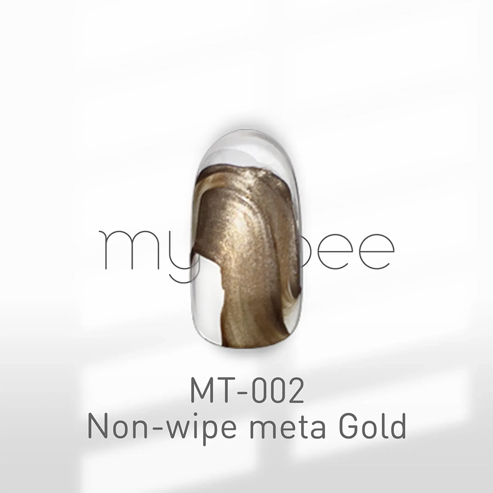 マイビー カラージェル ノンワイプ メタ 2.5g [ ネイル ジェル 爪 ネイリスト サロン専売品 ] my＆bee |  | 02