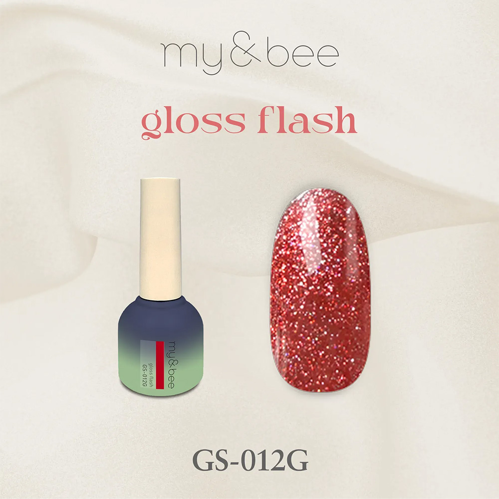 my＆bee グロスフラッシュ （全12色） 8mL |  | 12