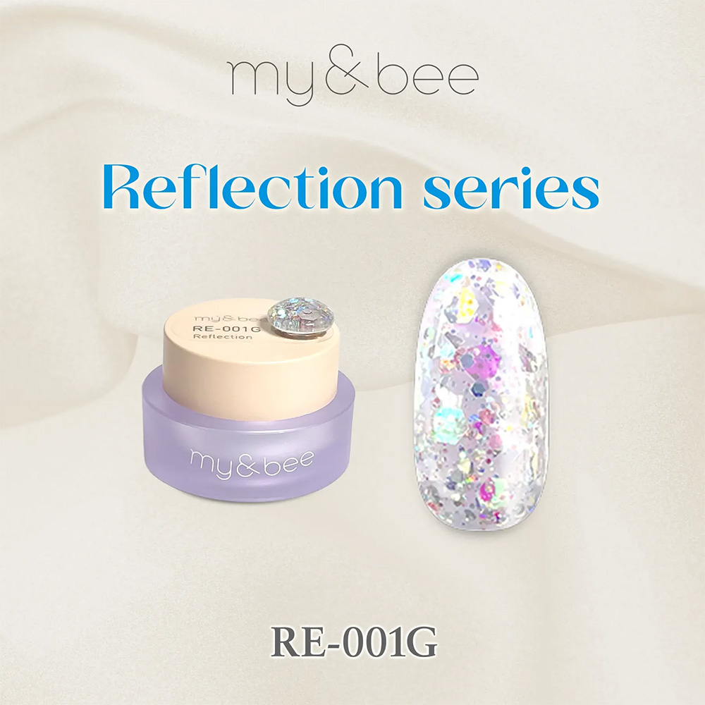 my＆bee カラージェル リフレクションシリーズ 1 （全24色） 8mL |  | 01