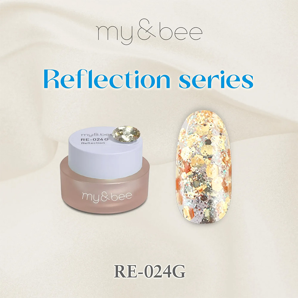 my＆bee カラージェル リフレクションシリーズ 2 （全24色） 8mL |  | 12