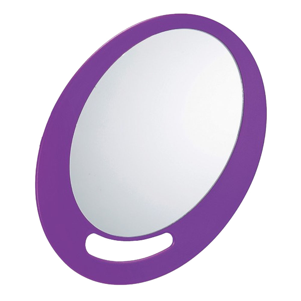 西村製作所 落としても割れない ハンドミラー CH-80（ブラック・ピンク・パープル） サロン業務用 鏡 サロンツール 美容院 理容室 | ブランド登録なし | 03