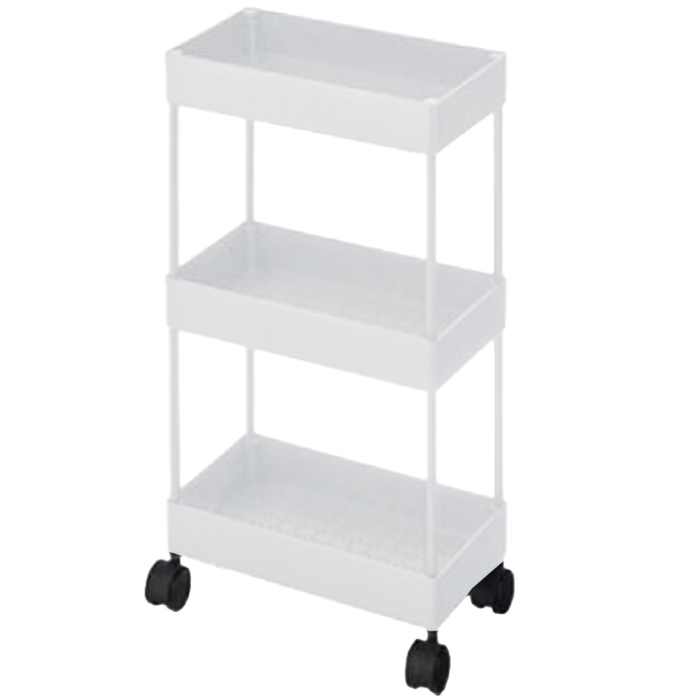 西村製作所 コンパクトサイドワゴンLoタイプ C-520（ブラック・ホワイト） サロン業務用 サロンツール 美容院 理容室 | ブランド登録なし | 02