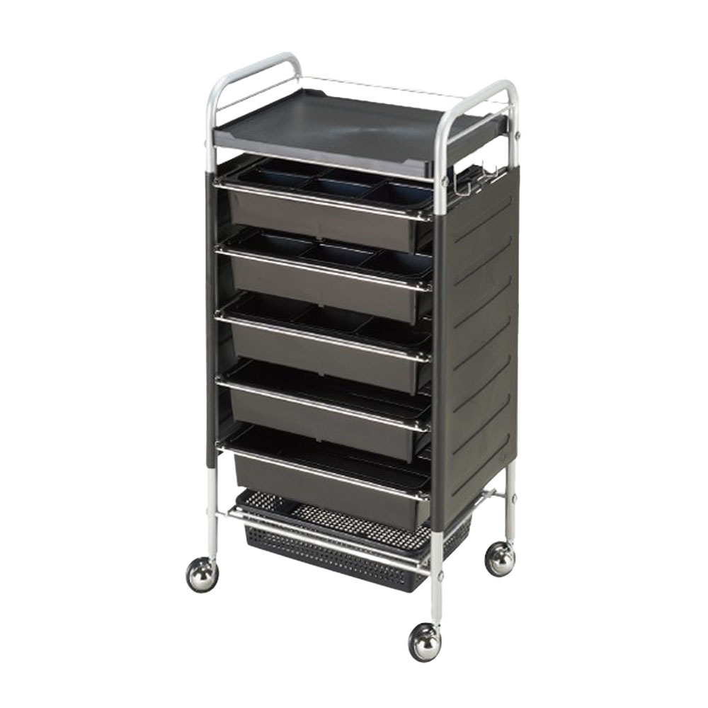 西村製作所 ロット台 C-265 ホワイト・ブラック・ブラウン・ピンク ワゴン サロン業務用 サロンツール 美容院 理容室 美容道具収納雑貨 | ブランド登録なし | 02