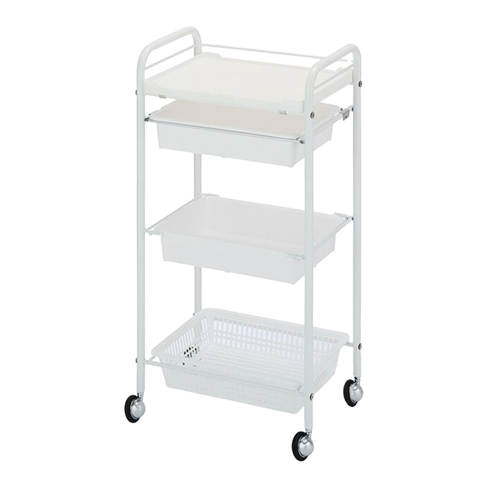 西村製作所 Sセット台 スタンダードポジション C-420（ツートンブラウン・ブラック・ホワイト） サロン業務用 サロンツール 美容院 理容室 美容道具収納雑貨 | ブランド登録なし | 03