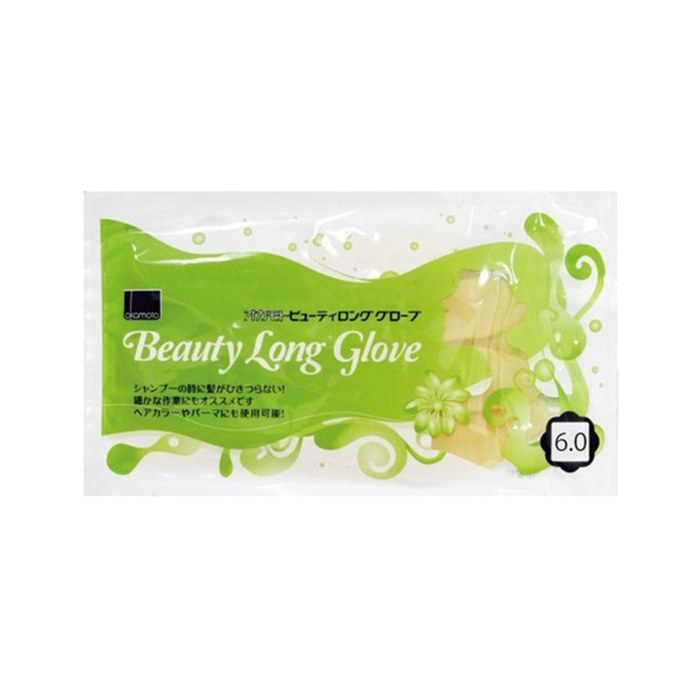 オカモト ビューティロング グローブ 3個セット 6・6.5・7・7.5・8 ゴム手袋 エンボス 丈夫 シャンプー ヘアカラー サロン業務用品 美容師 理容師 メール便 対応 | ブランド登録なし | 01